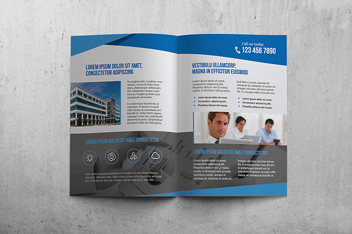 Multipurpose A4 Bifold / Print ready, a Flyer Template by INTERARTIVITY (Photo 2 of 7)