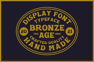 Bronze Age - Display Font