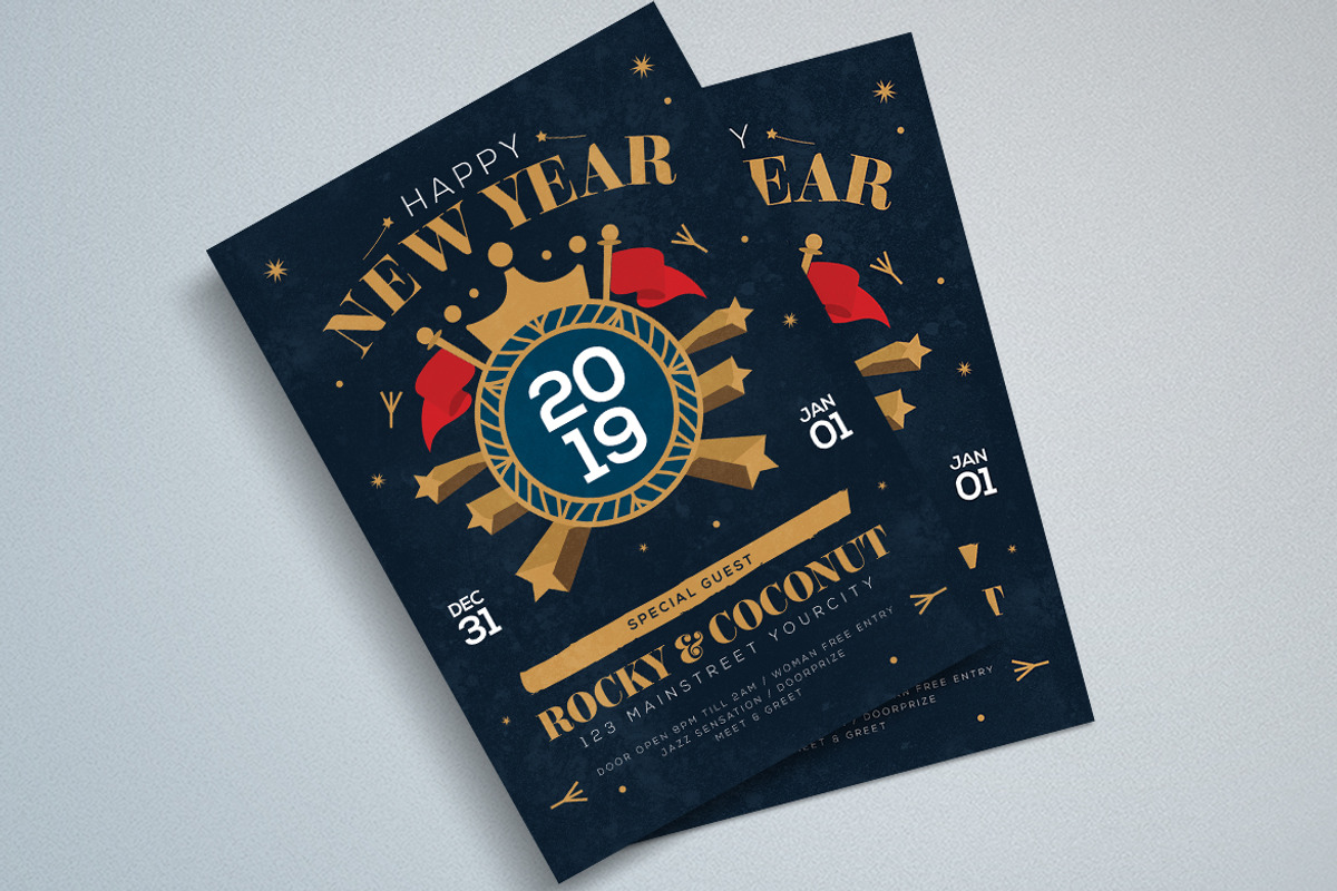 New Year Flyer, a Flyer Template by Tokosatsu (Photo 4 of 4)