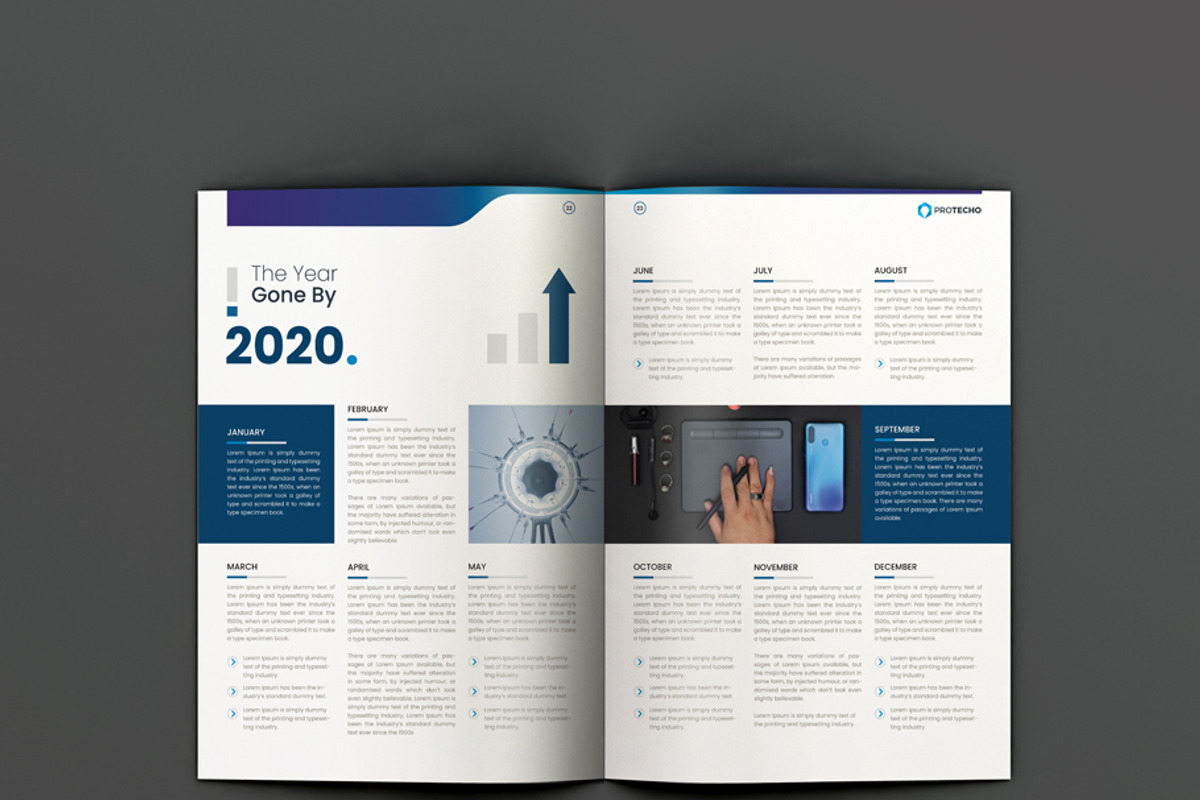 Annual Report, a Brochure Template by xnorpix (Photo 12 of 25)