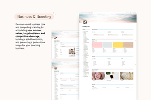 Notion Coaching Business Planner