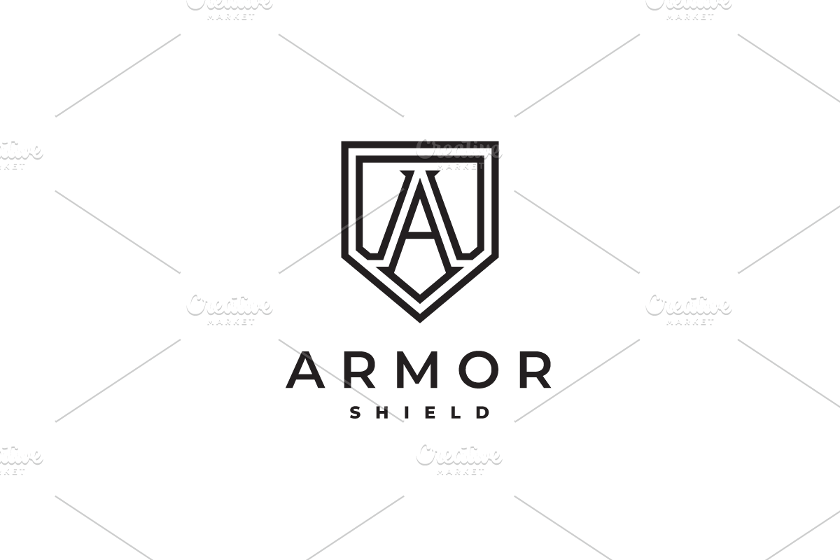 Armor Letter A Shield Logo, a Branding & Logo Template by yopie (Photo 3 of 3)