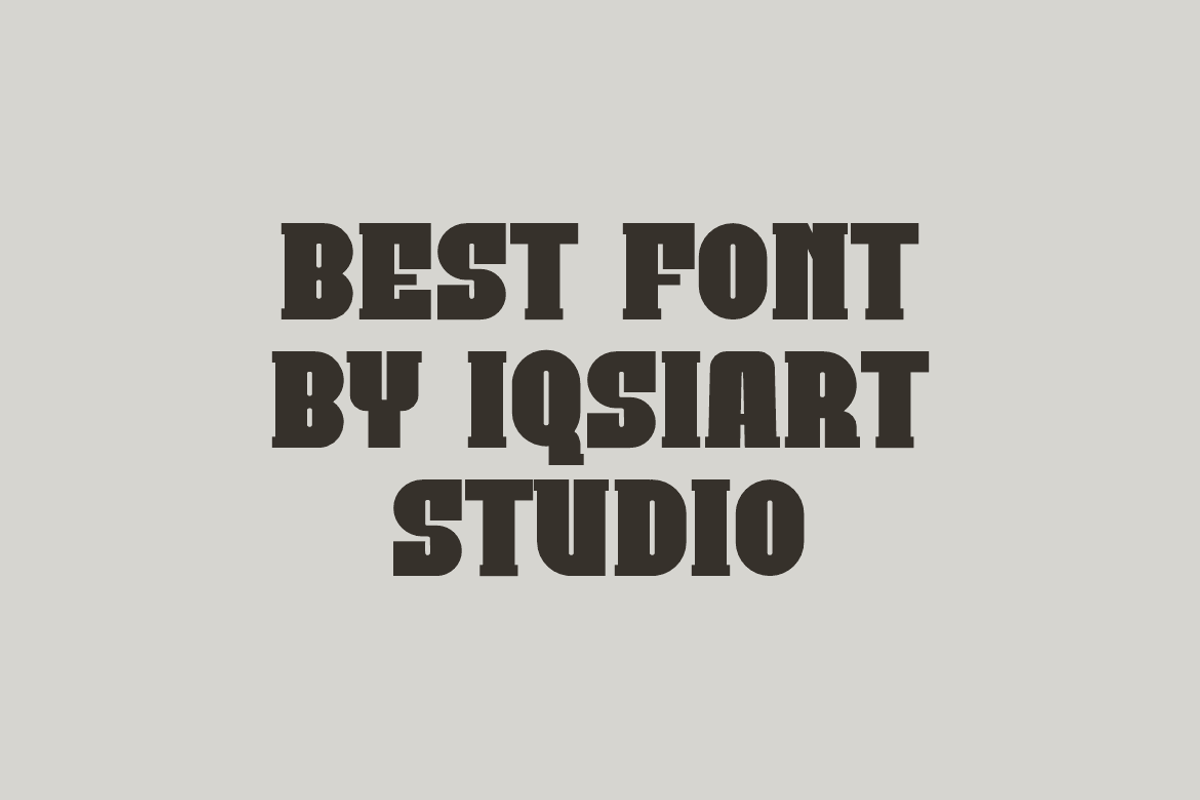 Jefigos Collage Font, a Serif Font by Iqsiart Studio (Photo 4 of 6)