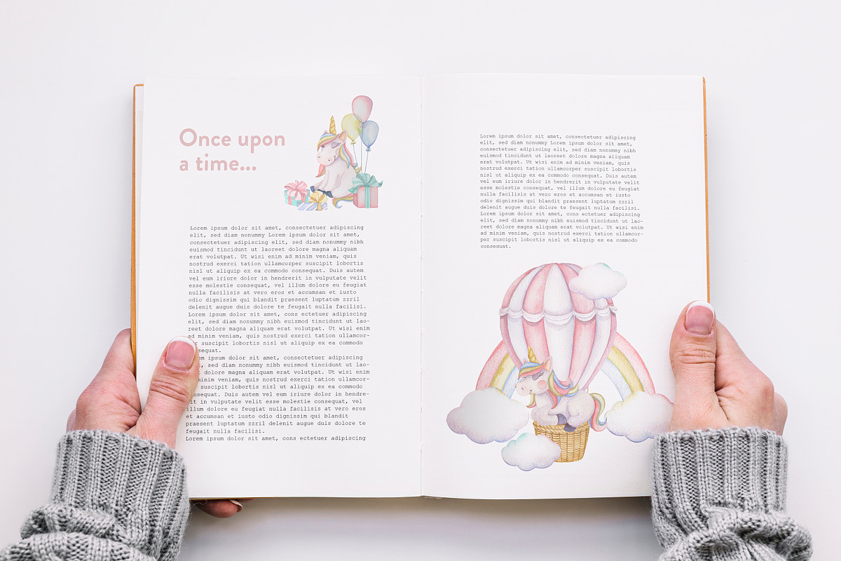 Unicorns. Watercolor set, an Animal Illustration by JuliaBadeeva (Photo 3 of 11)