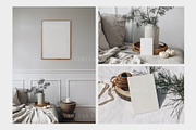 Green Christmas mockup bundle, a Stationery Template by Tabita's shop (Thumbnail 4 of 10)