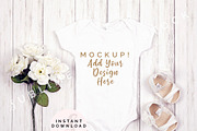 Onesie Mockup Bundle, Baby Bodysuit, an Apparel Mockup by SUBLIME Styled Stock (Thumbnail 2 of 17)