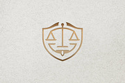 Minimalist Law Firm Shield Logo, a Branding & Logo Template by Luxury Logos (Thumbnail 4 of 4)