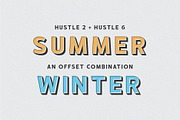 HUSTLE | vintage 5 layered font, a Sans Serif Font by great19 (Thumbnail 5 of 9)