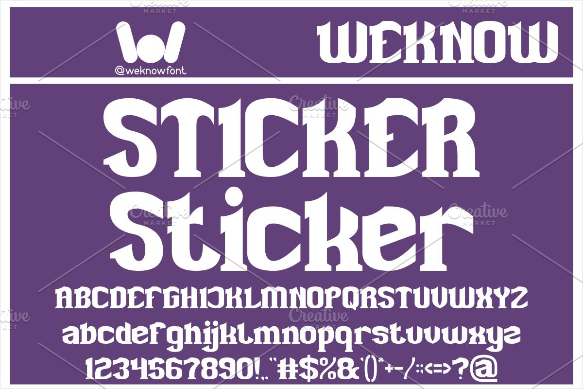 Micro expression font, a Slab Serif Font by weknow (Photo 4 of 8)