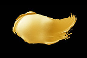 Golden brush strokes. 80 images, a Decorative Illustration by Handmadefont (Thumbnail 3 of 11)