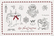 Lace Noir Christmas Collection, a Seasonal Illustration by lokko studio (Thumbnail 4 of 13)
