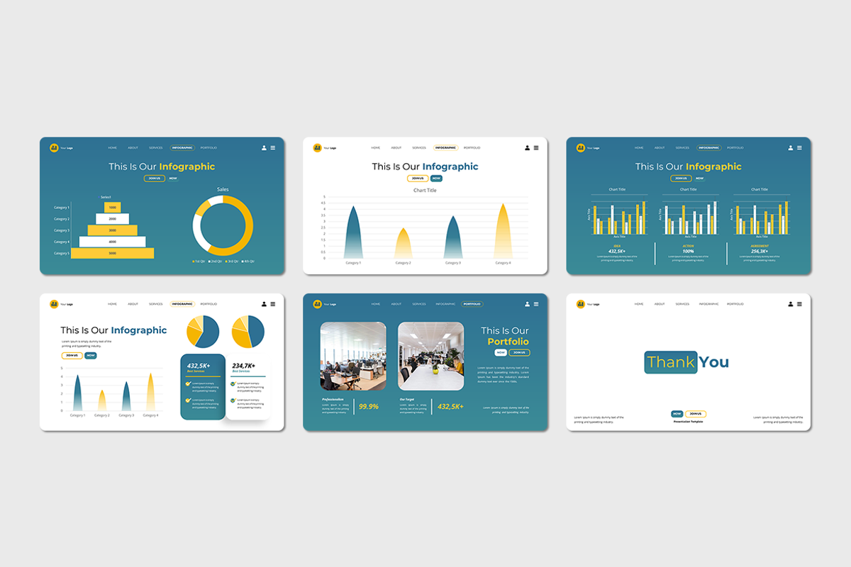 Marketing - PowerPoint Template, a Presentation Template by QR Design Studio (Photo 3 of 3)