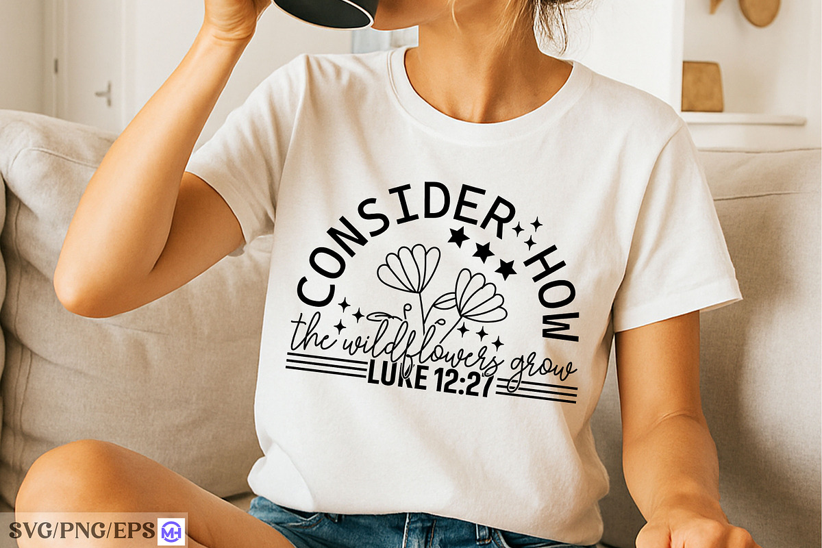 Consider How The Wildflowers Grow, a Graphic by mh_arif (Photo 3 of 5)