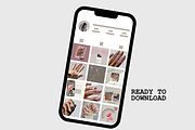 Nail Salon Social Media Pack, a Social Media Template by Prodesign (Thumbnail 2 of 3)