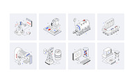 Isometric Engineering Icons, a Duotone Icon by Vectors Market (Thumbnail 6 of 7)