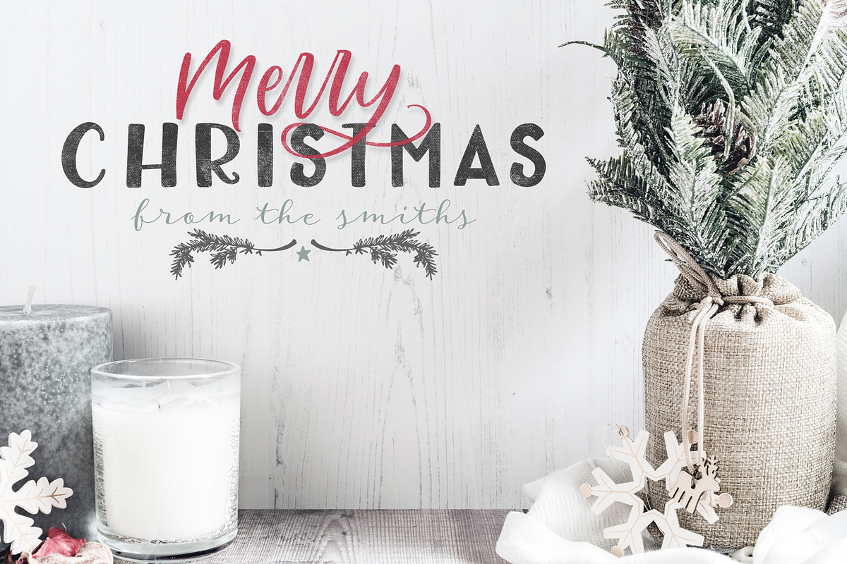 Farmhouse Christmas Lettering Kit, an Illustration by Callie Rian & Co. (Photo 10 of 16)
