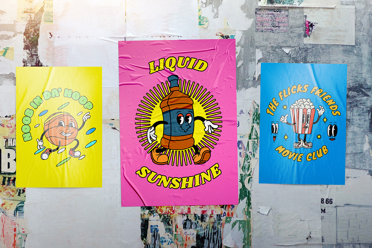 Cartoon Characters, The Bundle, an Illustration by The Isian (Photo 11 of 126)