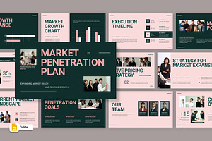 Market Penetration Google Slides, a Presentation Template by Loin Studio