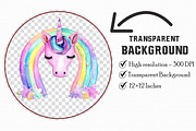 Watercolor Unicorn Birthday Clipart, an Illustration by Libby Wishes (Thumbnail 2 of 6)