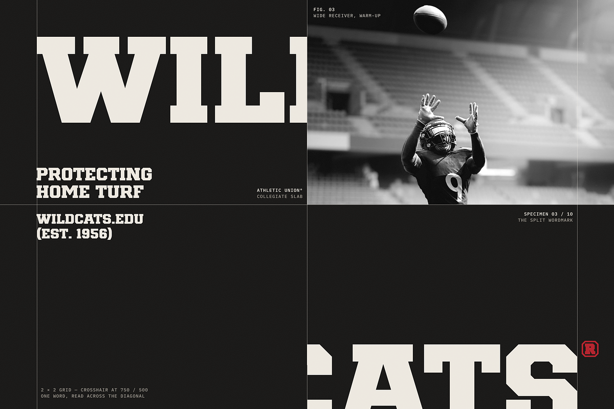 Athletic Union - College Typeface, a Slab Serif Font by HipFonts (Photo 17 of 18)