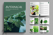 Botanical Portfolio Layout, a Brochure Template by MightyDesign (Thumbnail 1 of 7)