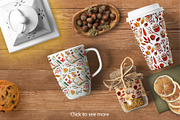 Cozy Autumn 15 seamless patterns, a Pattern Graphic by Ekaterina Goncharova (Thumbnail 3 of 3)