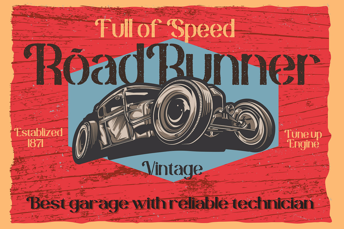 Raceryouth, a Sans Serif Font by LetterStock (Photo 3 of 7)