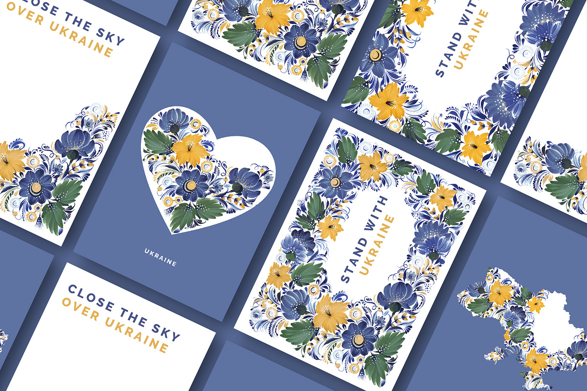 Ukraine support flowers, an Illustration by Tilling (Photo 4 of 6)