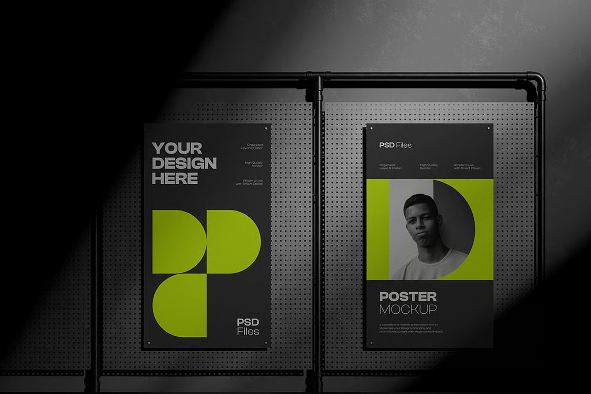 Poster Mockup - Minimal Wall Frame, an Advertising Mockup by graphicsauce (Photo 3 of 4)