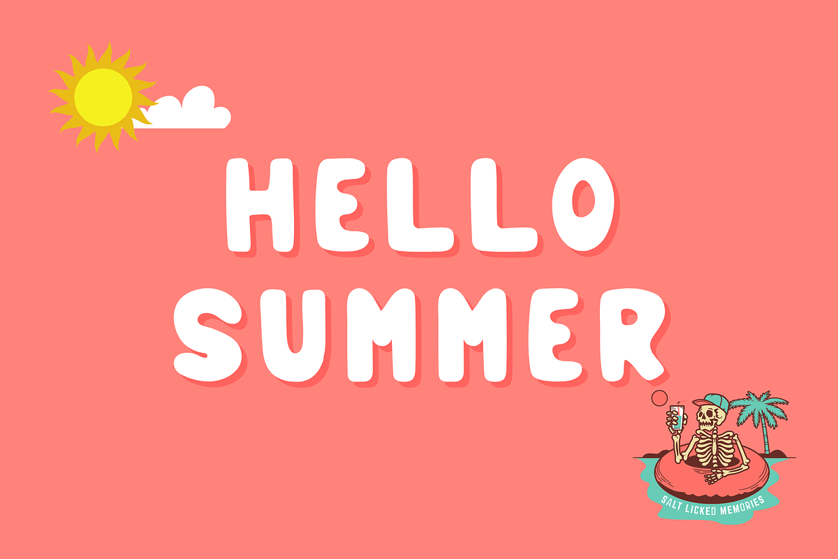 Watermelon - Cute Handwritten Font, a Handwritten Font by Kanink Studio (Photo 2 of 7)