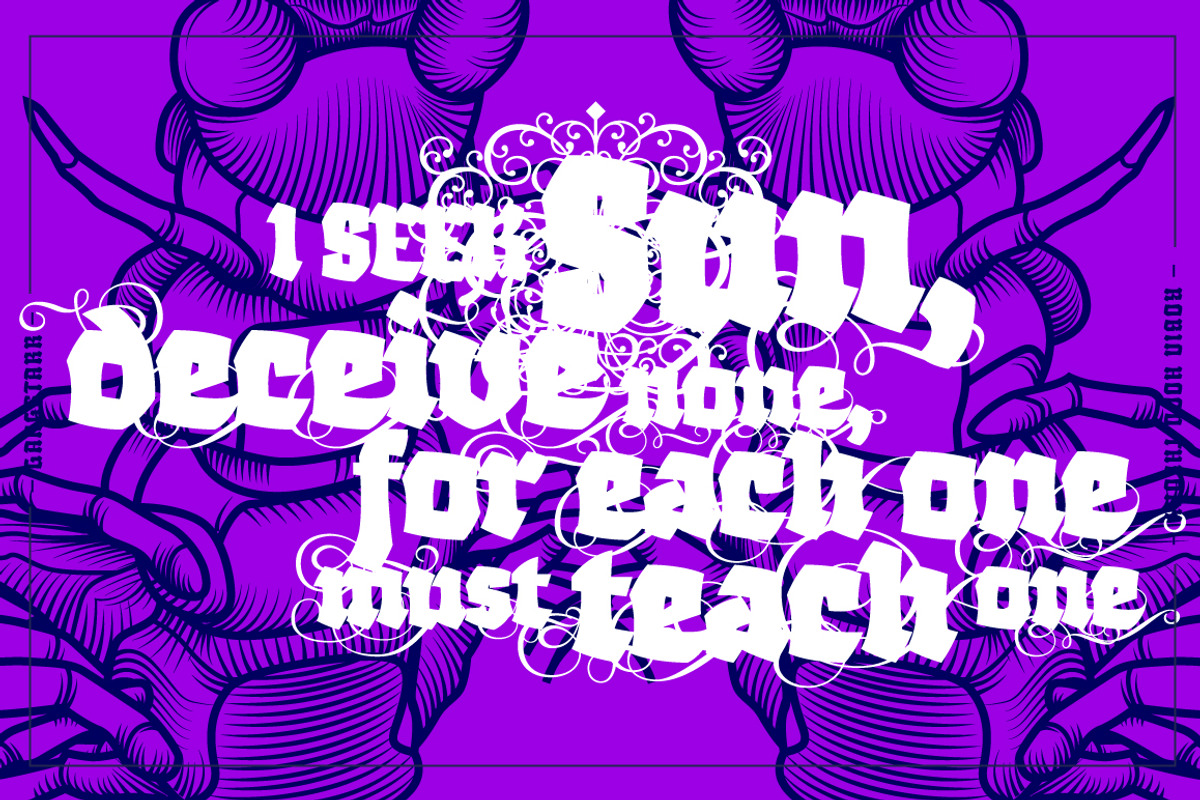 Wobegone, a Blackletter Font by Typogama (Photo 8 of 14)