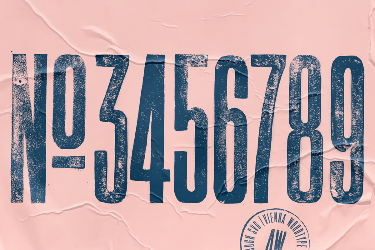 Vienna Woodtype Font Free Downloadv - UIFreebies