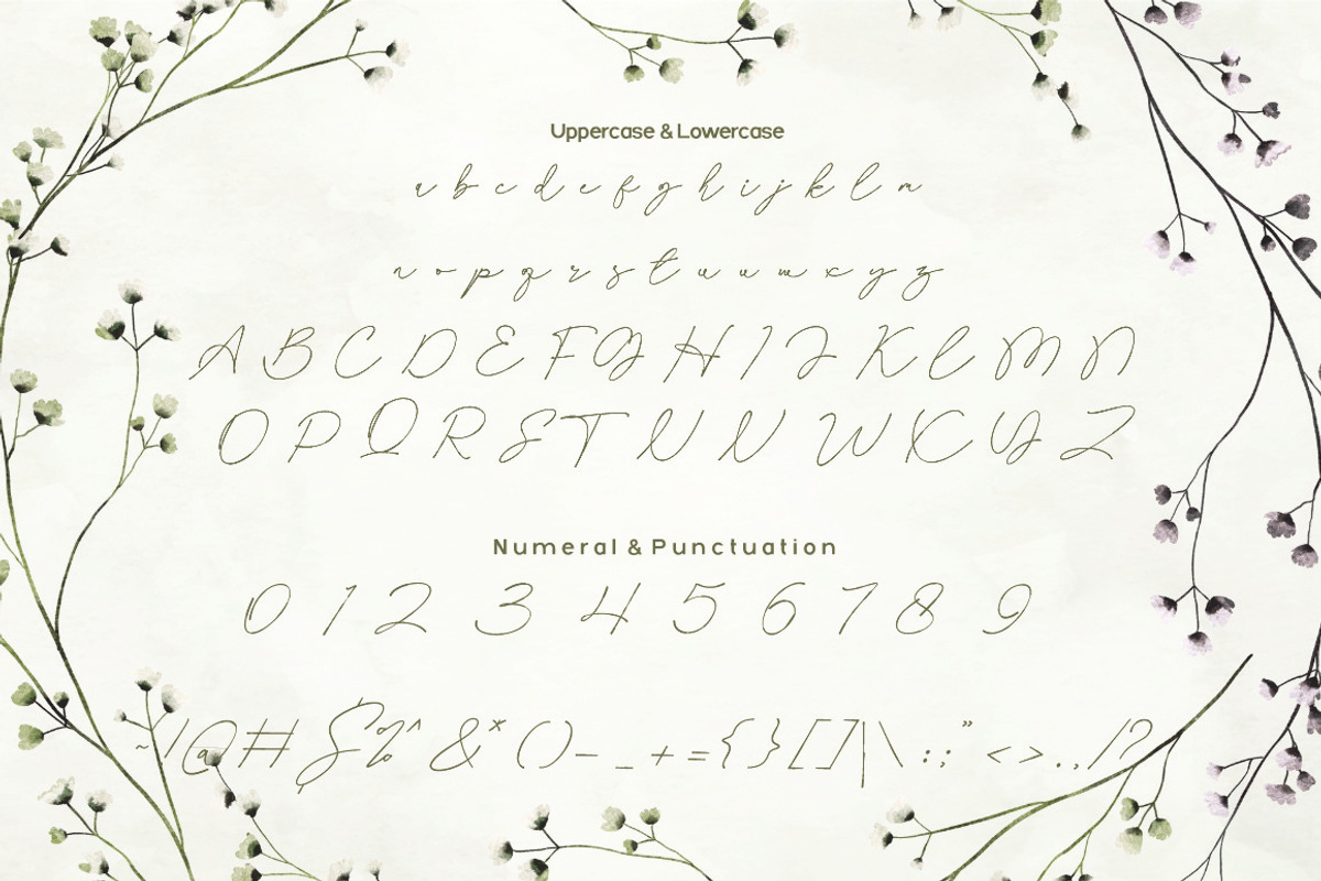 Ranessa Script, a Script Font by JNJ Studio (Photo 9 of 10)