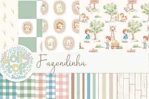 Farm Collection – Digital paper