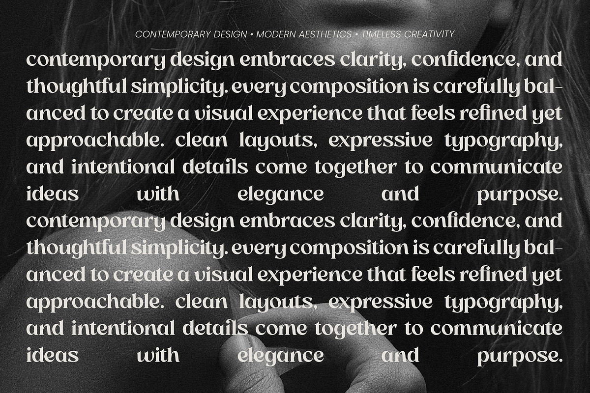 Slow Bar Stories Display Serif, a Serif Font by AmorfaType (Photo 6 of 8)
