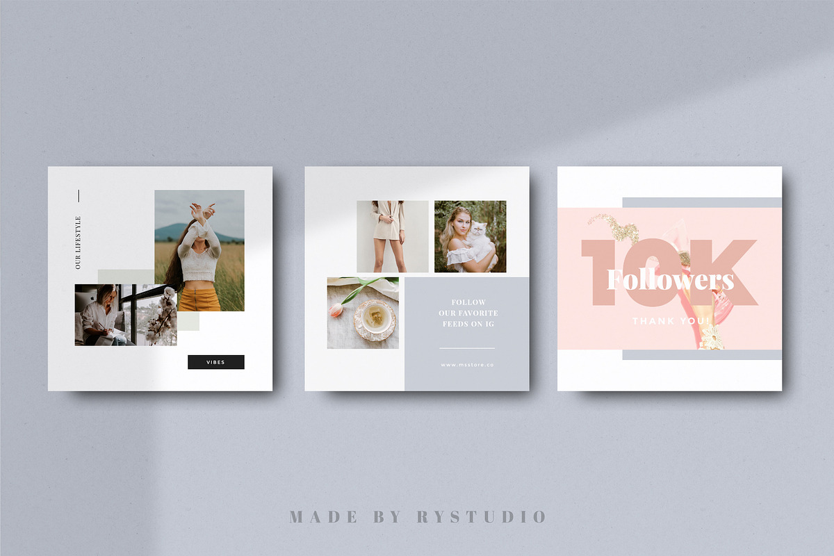 MNML Social Media Pack & Stories, a Social Media Template by Rystudio (Photo 6 of 12)