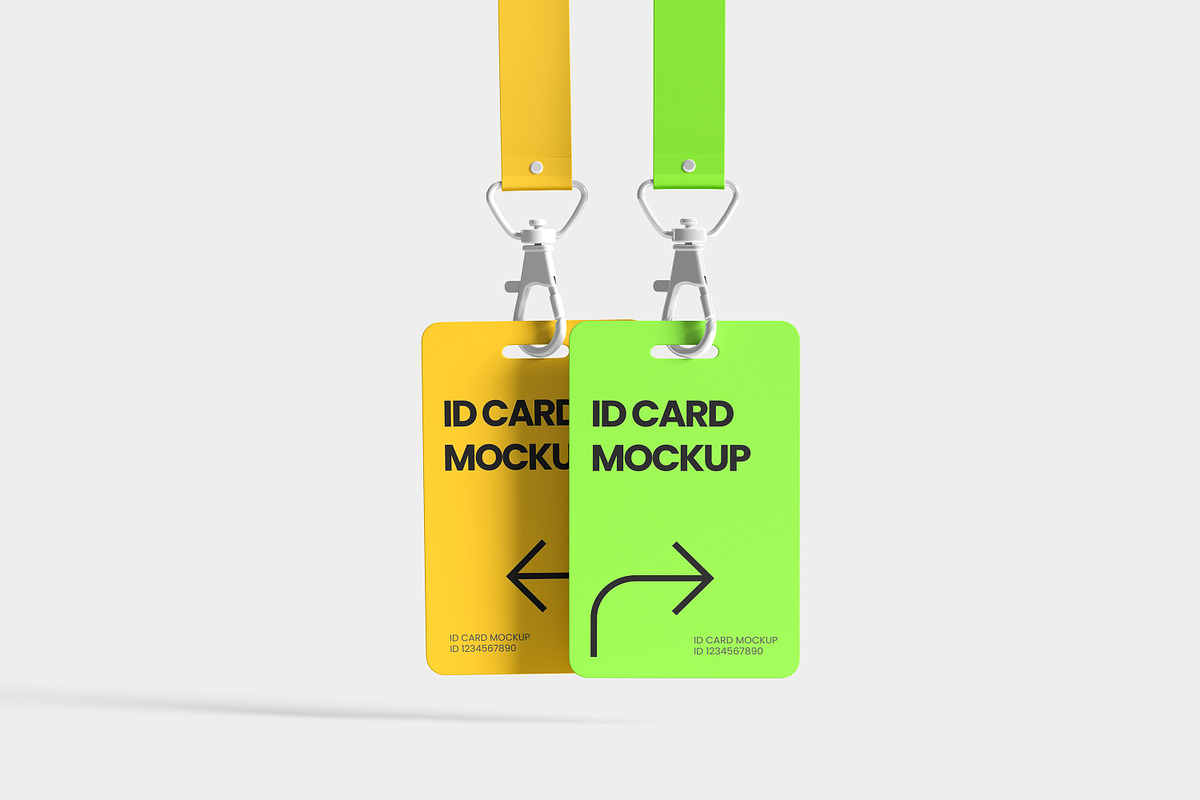 High Quality ID Card Mockup, an Advertising Mockup by safrizalstudio (Photo 3 of 5)