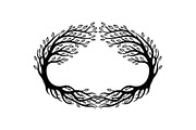 Nature Wreath Frame Vector Bundle, an Illustration by jahid234 (Thumbnail 12 of 51)