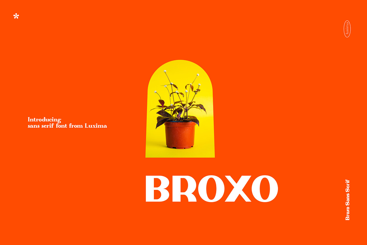 Broxo Sans serif, a Sans Serif Font by Luxima (Photo 1 of 24)