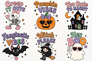 Halloween Ghost Clipart Spooky PNG, a Seasonal Illustration by SugarCloudStudioArt (Thumbnail 2 of 5)