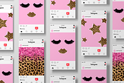 80 Template Pink Cheetah Instagram, a Social Media Template by The GG Shop (Thumbnail 6 of 7)