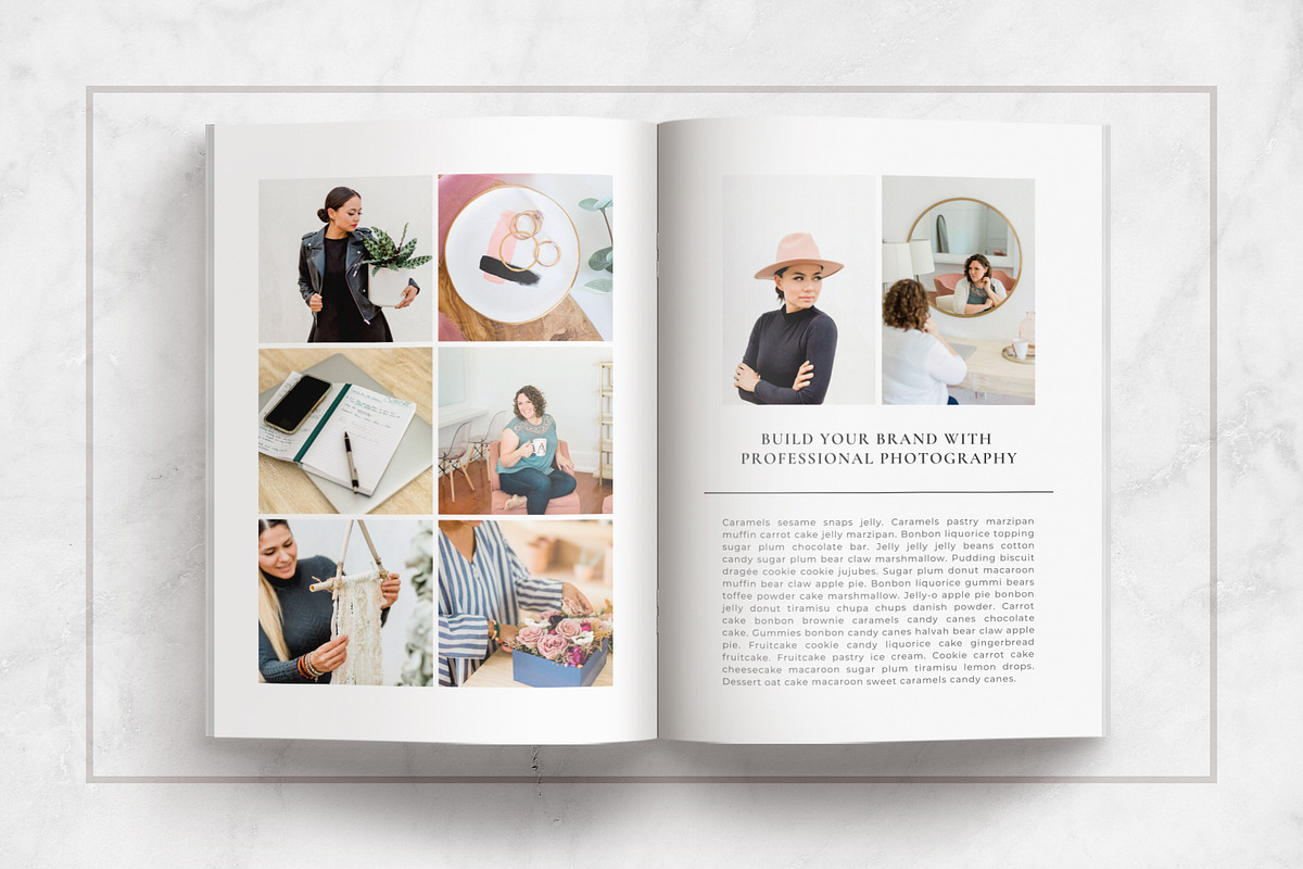 Adeline - CANVA Pricing Guide Doc, a Magazine Template by Gillian Sarah (Photo 5 of 12)
