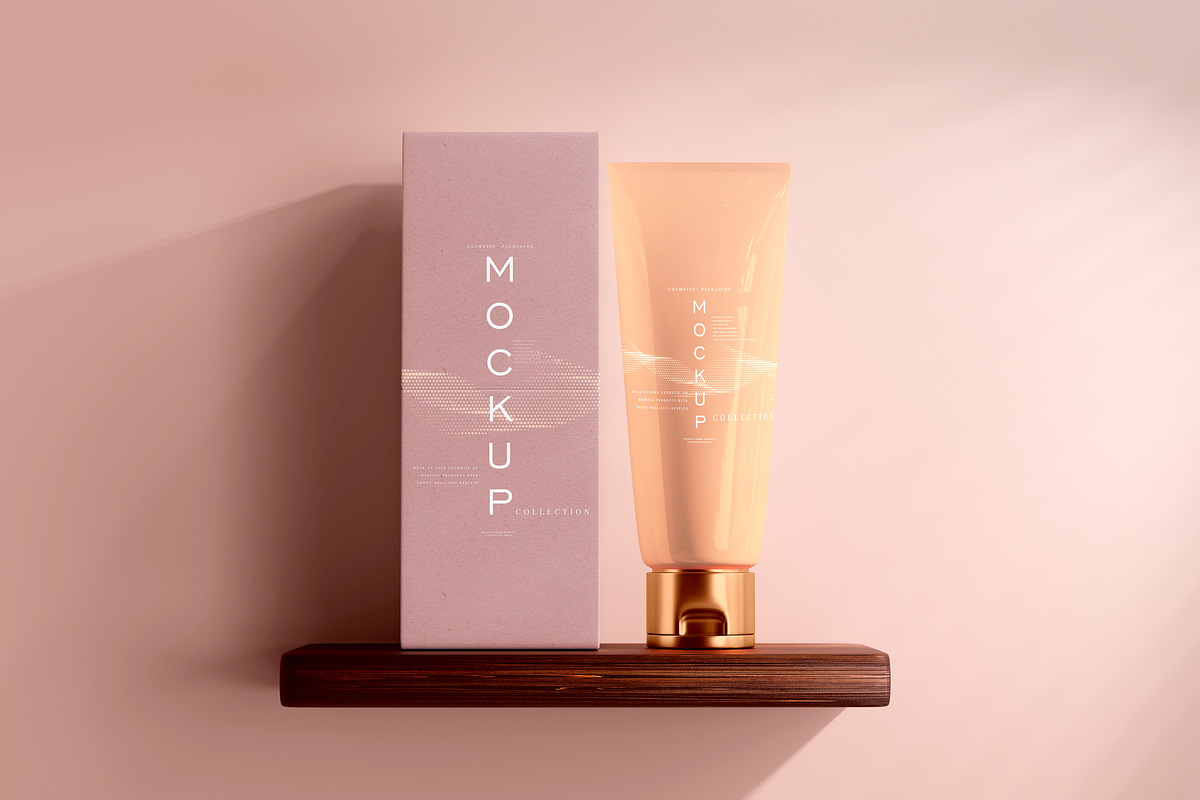 390+ Cosmetic Branding Mockup Scenes, a Cups & Container Mockup by pmvch (Photo 264 of 367)
