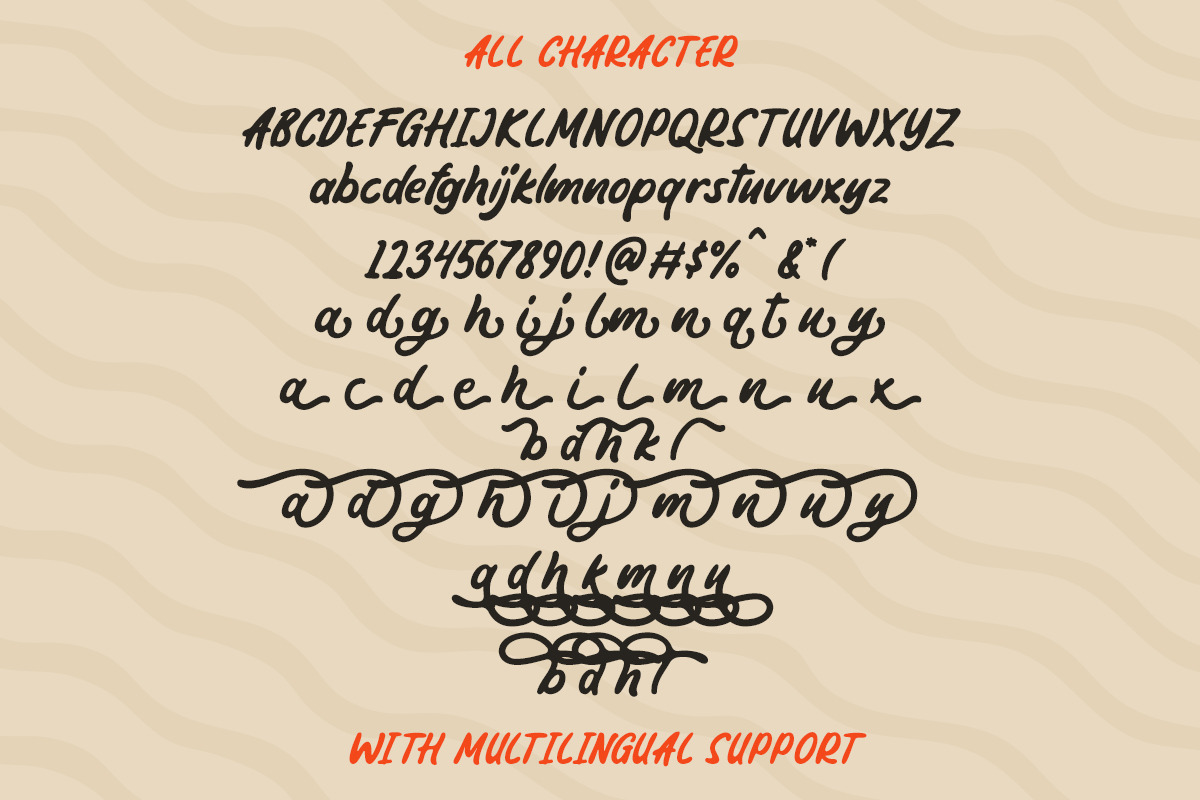 The Kindamana - Handwritten Display, a Font by Rillatype (Photo 12 of 12)