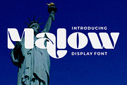 Malow - Display Font, a Sans Serif Font by PutraCetol Studio (Thumbnail 1 of 12)