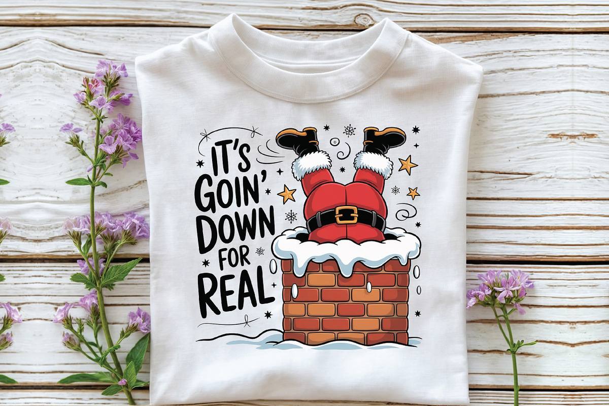 Funny Santa Christmas Sublimation, an Illustration by Libby Wishes (Photo 3 of 5)