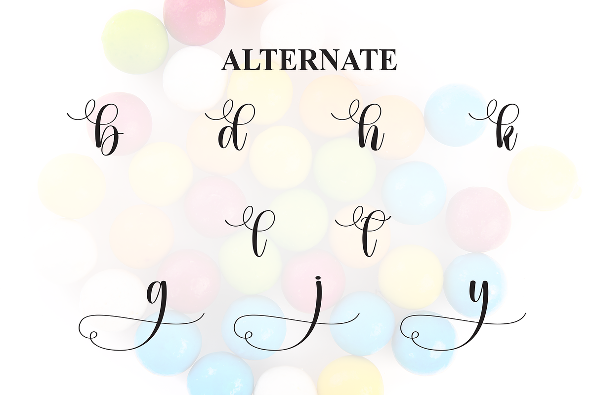 Bubblegum | Script Font, a Handwritten Font by Scratchones (Photo 8 of 9)