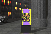 Digital Screen Mockup, an Advertising Mockup by Unerispace (Thumbnail 2 of 3)