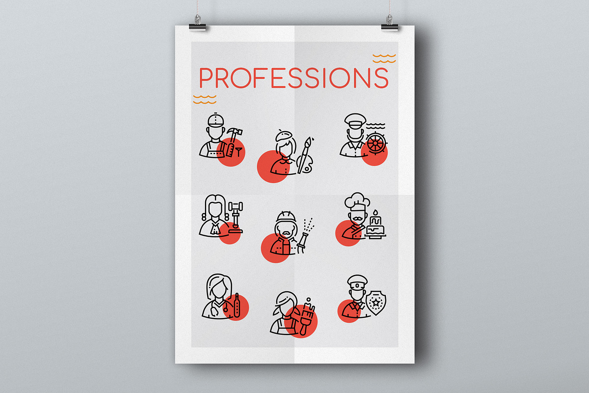 People - Line Icons Collection, an Outline Icon by Boyko Pictures (Photo 7 of 8)