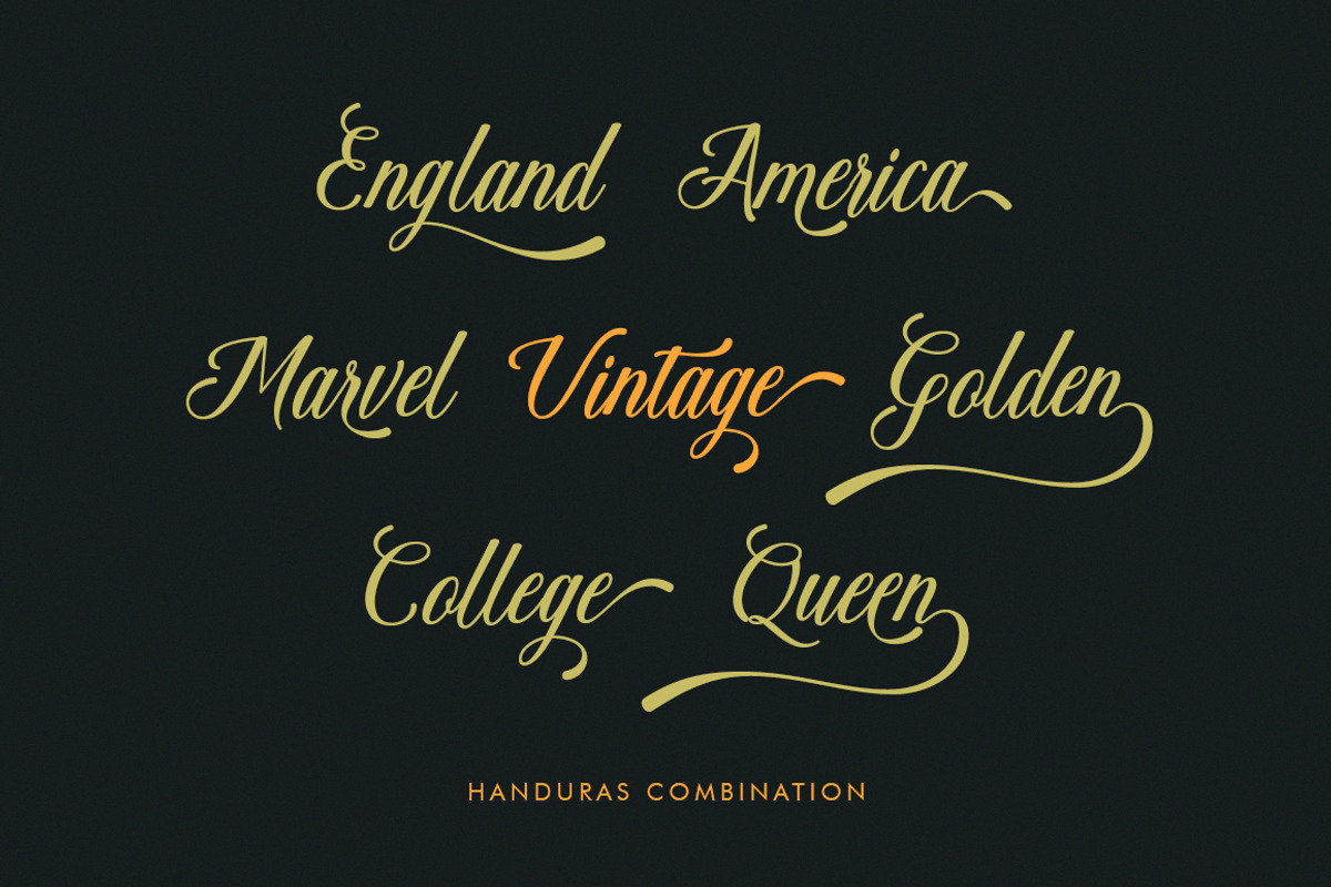 Handuras Script preview 4